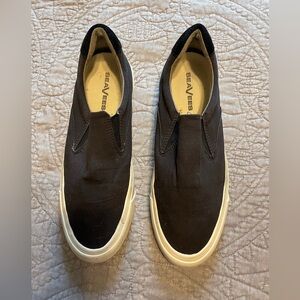Women’s SeaVees Hawthorne Slip-on Sneaker in Black Size 10